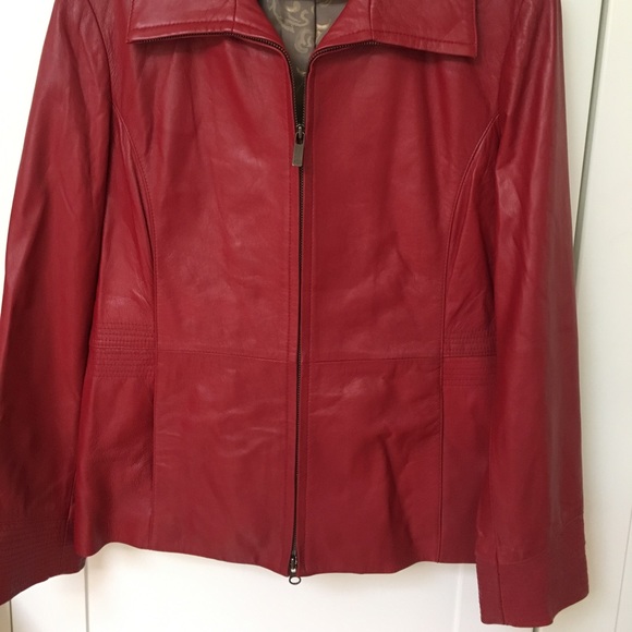 Designer genuine lamb leather jacket - Picture 7 of 7